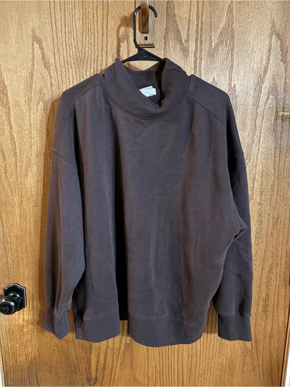 aerie Men's Turtleneck Sweater - Dark Brown